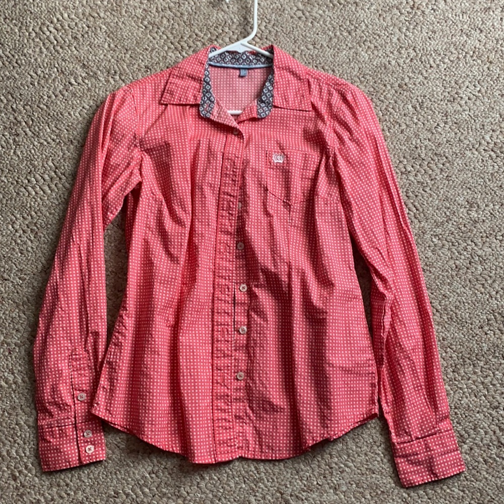 Cinch button up